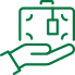person with flag icon